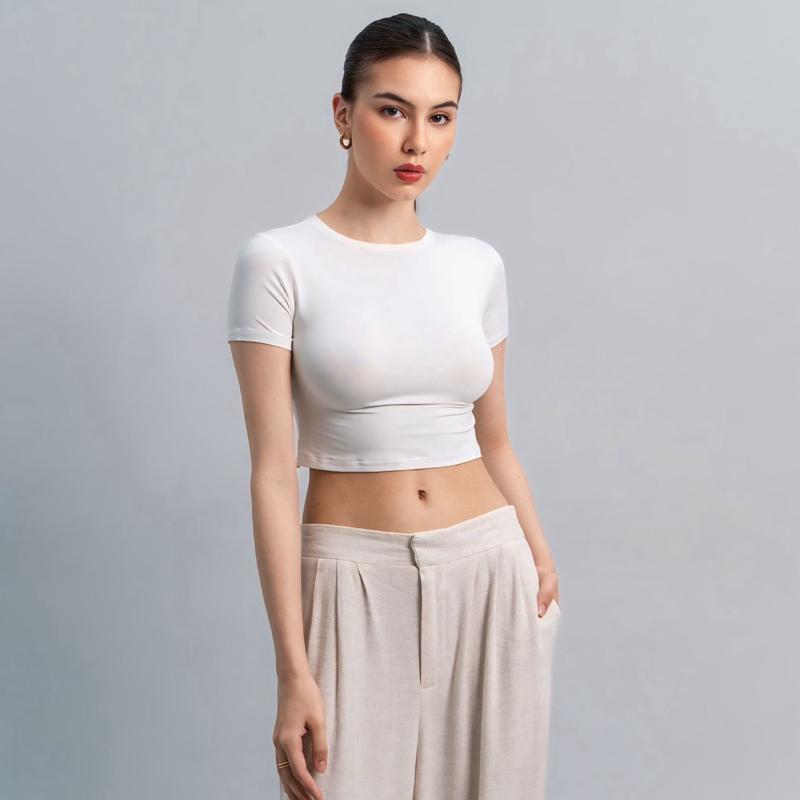 Vio Oneck Crop Top