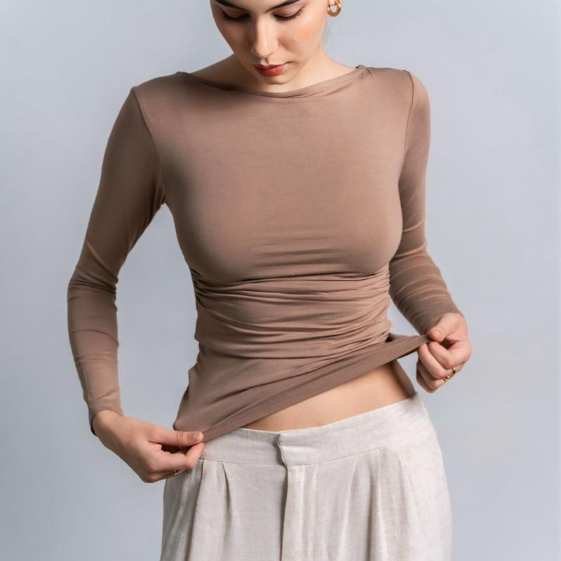 Freya Longsleeve Kerut Top