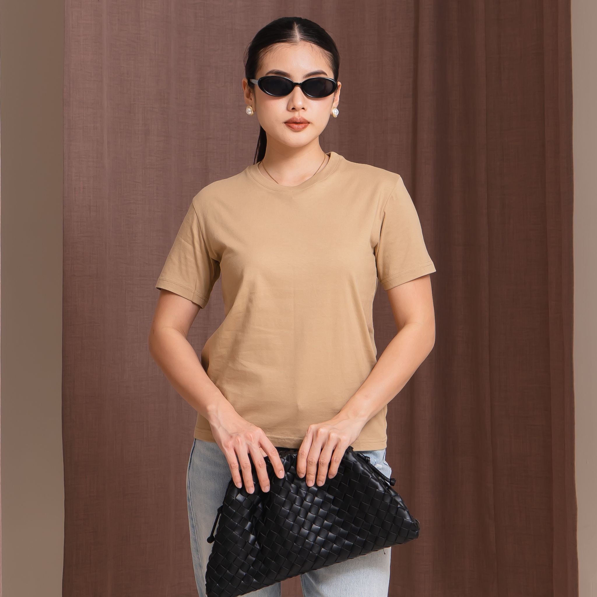 Kaos Wanita Polos Soft 24s Basic