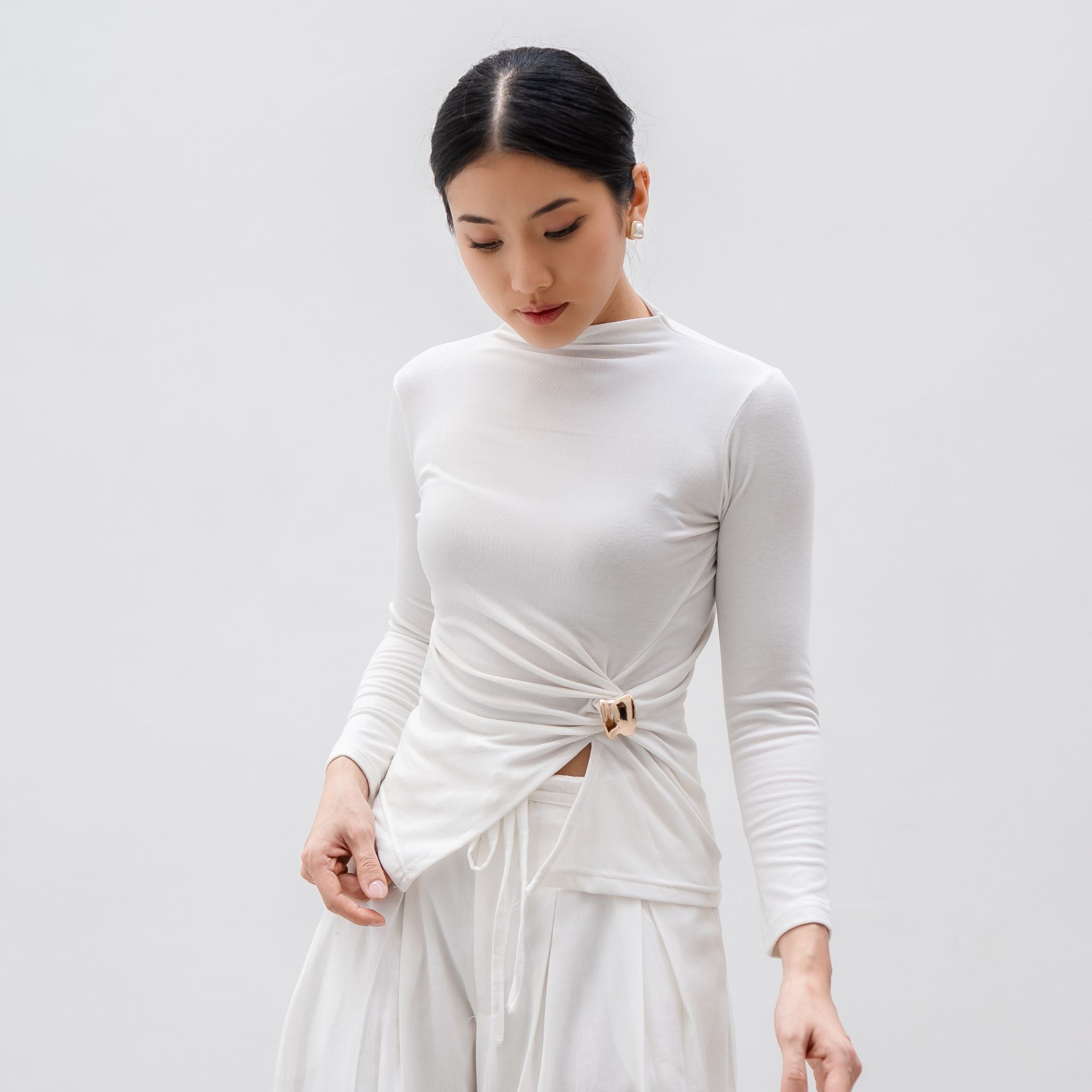 Maureen Turtle Neck Rib Rivera