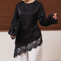 Selena Silk Lace Top