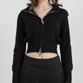 Airi Zipper Knit Top