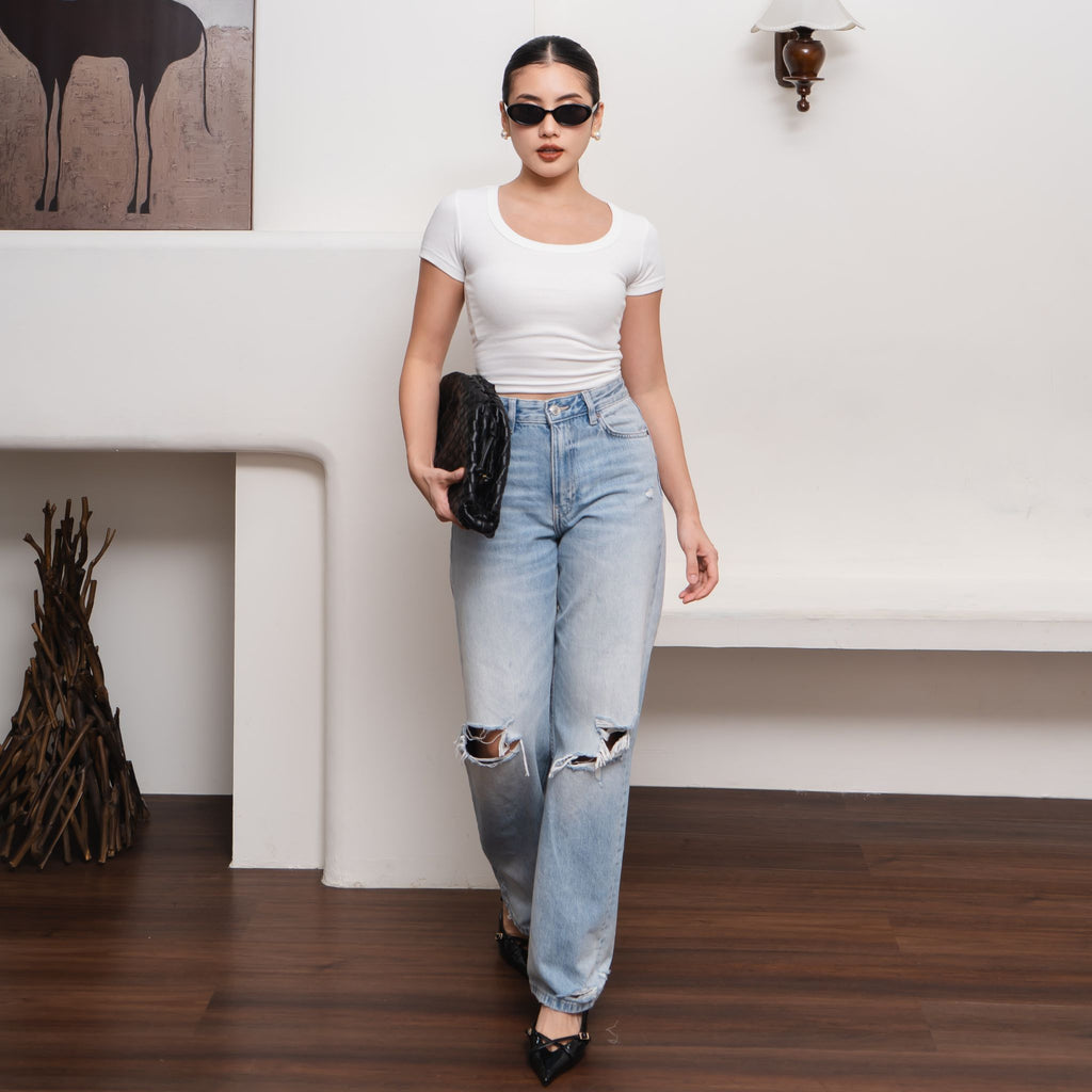 Aqilla Uneck Top