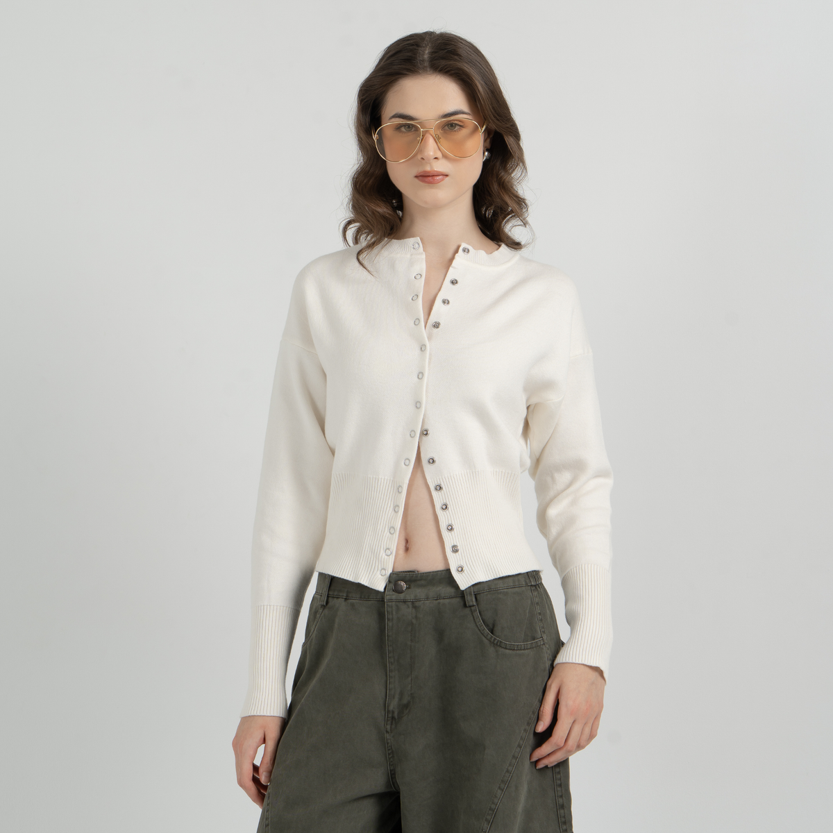 Gwen Knit Button Cardigan