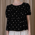 Anette Polkadot Top