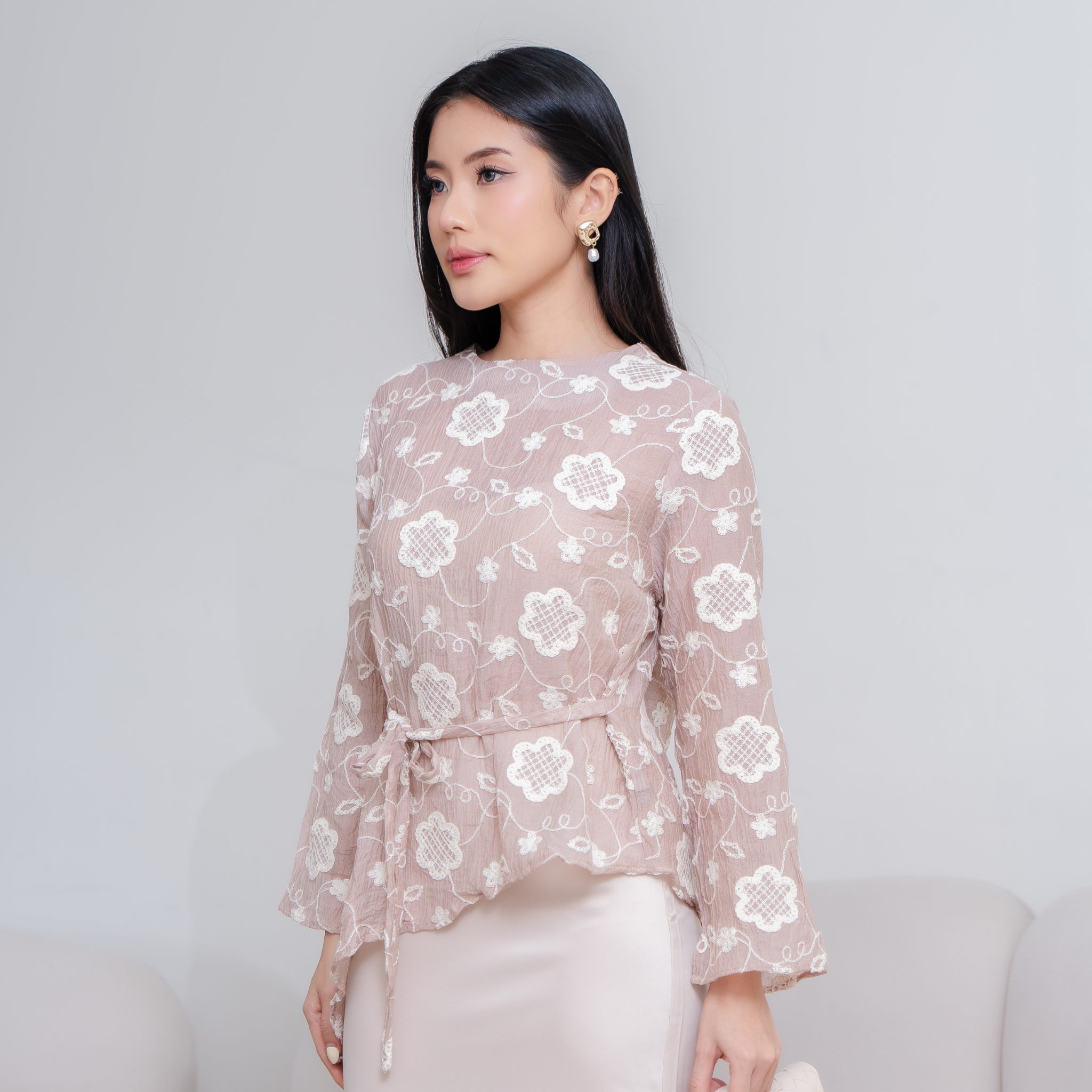 Jenna Blouse Soft Cream