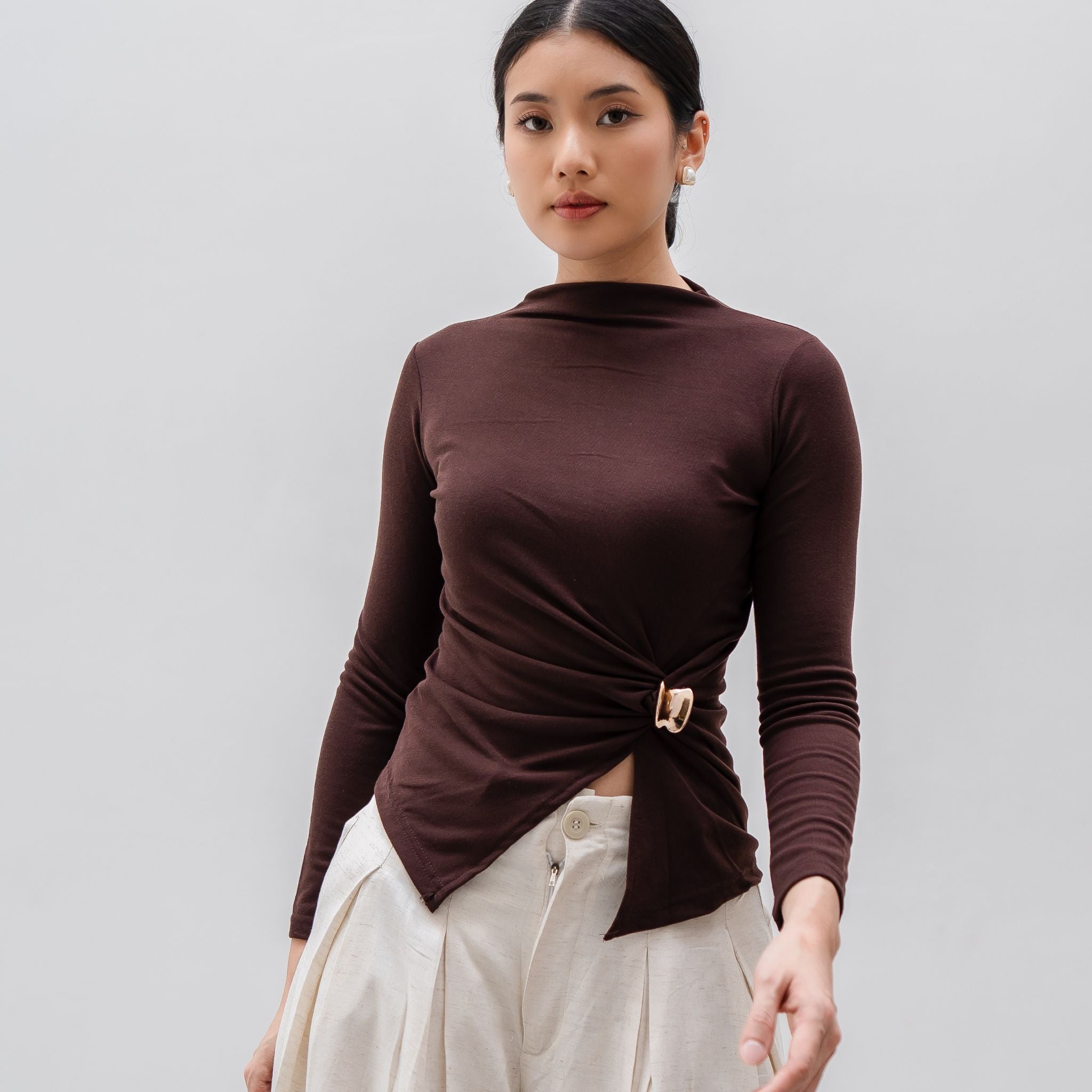 Maureen Turtle Neck Rib Rivera