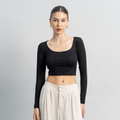 Cleo Longsleeve Crop Top