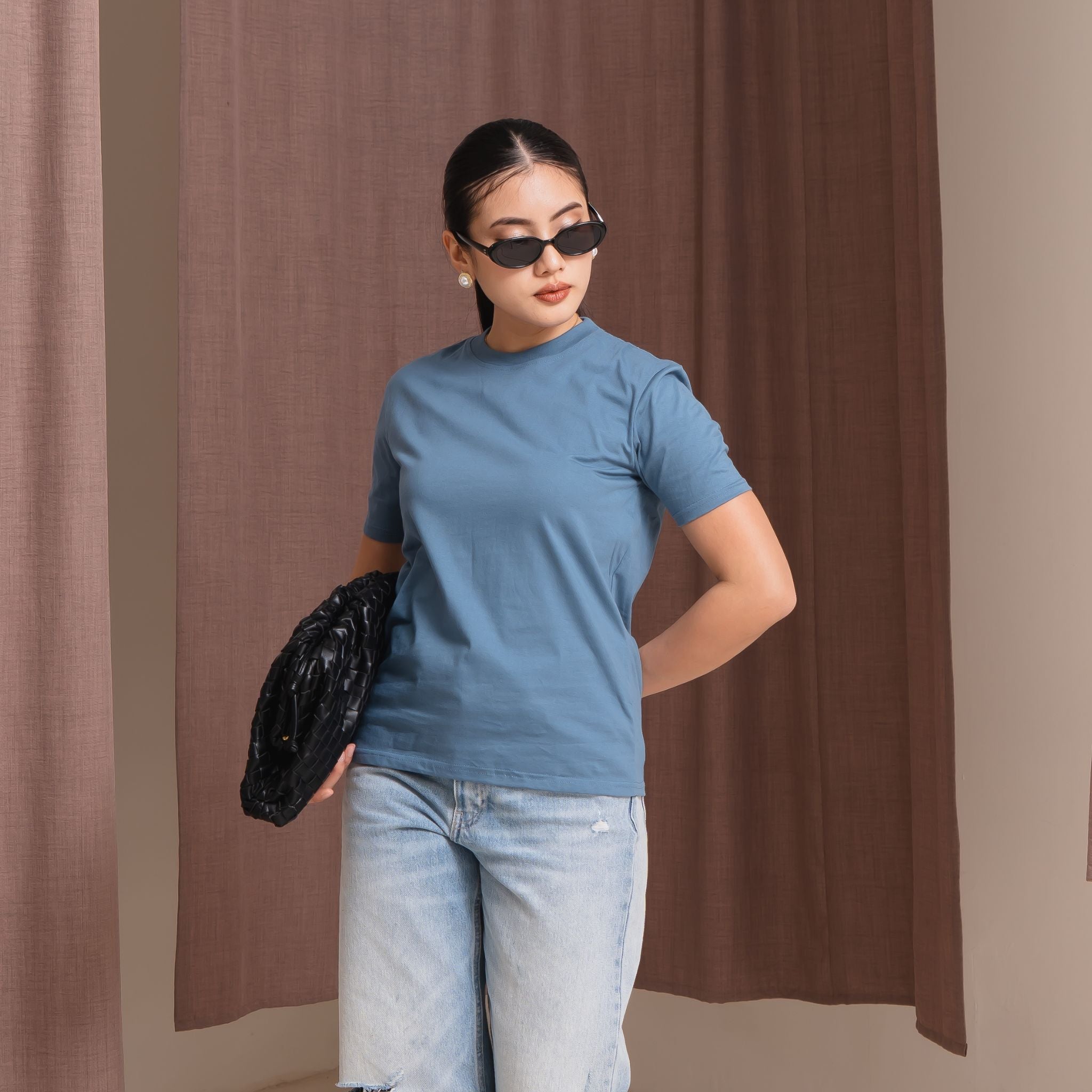 Kaos Wanita Polos Soft 24s Basic