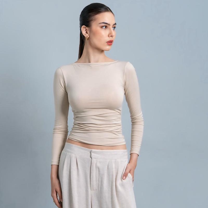 Freya Longsleeve Kerut Top