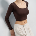 Cleo Longsleeve Crop Top