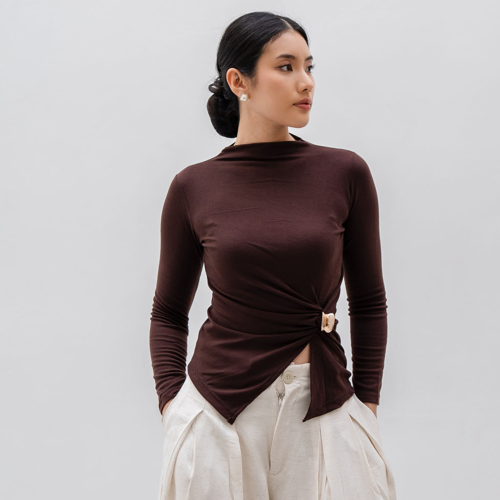 Maureen Turtle Neck Rib Rivera