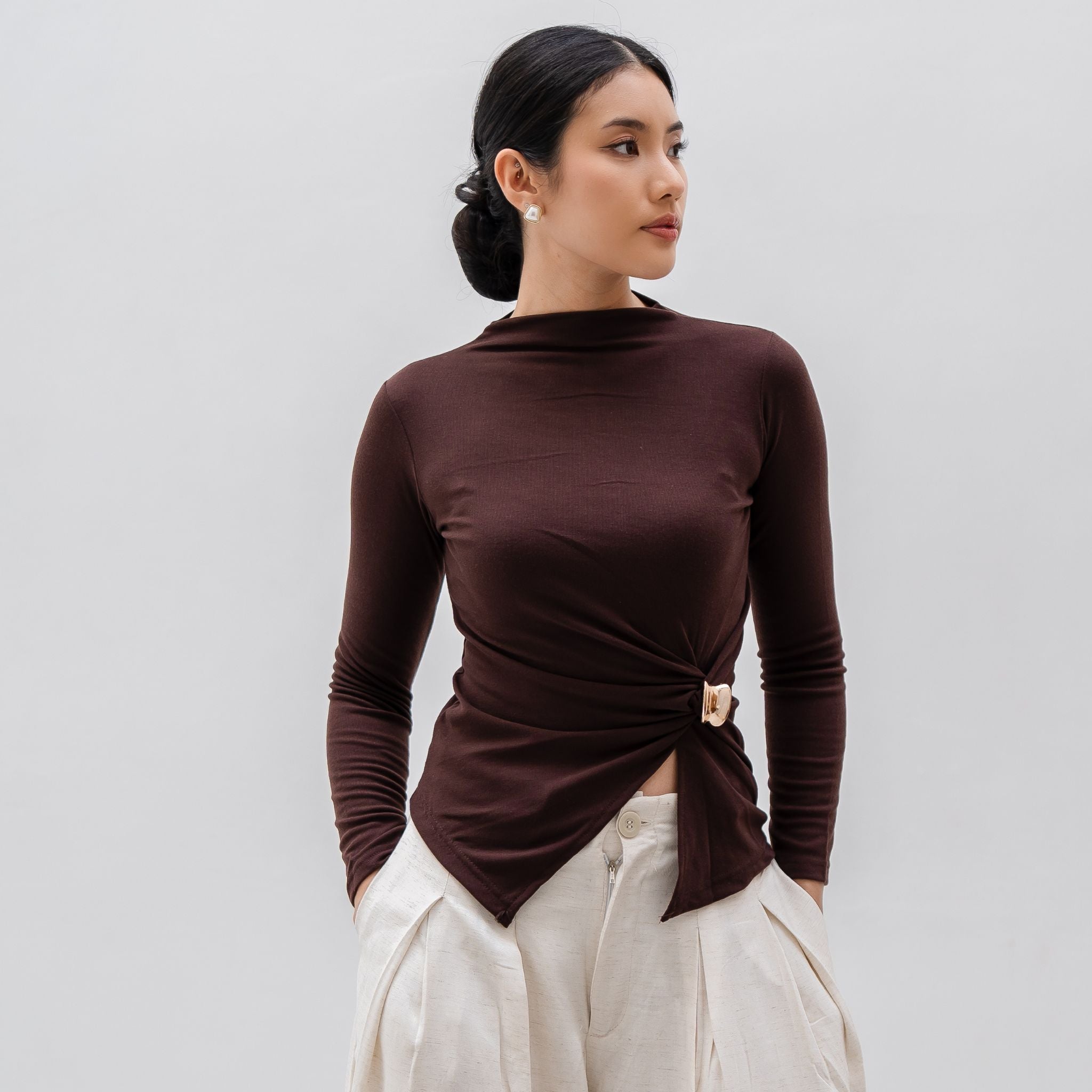 Maureen Turtle Neck Rib Rivera
