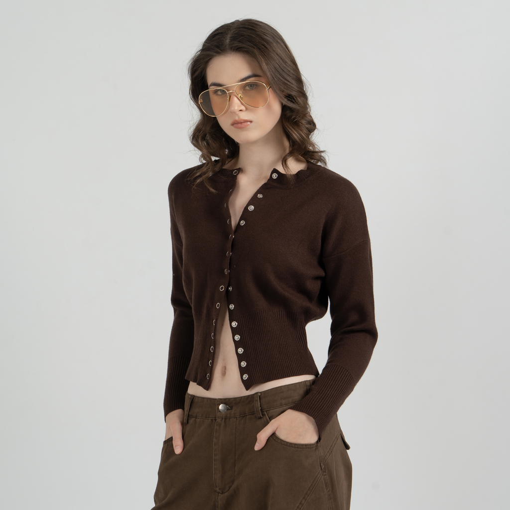 Gwen Knit Button Cardigan