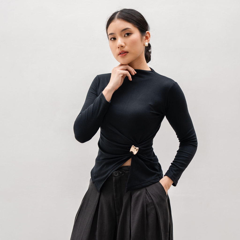 Maureen Turtle Neck Rib Rivera