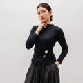 Maureen Turtle Neck Rib Rivera
