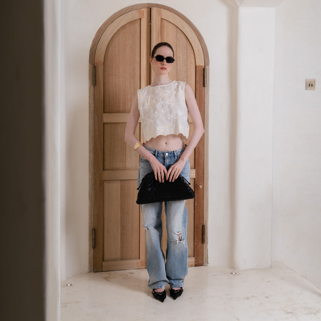 Hana Embroidered Top