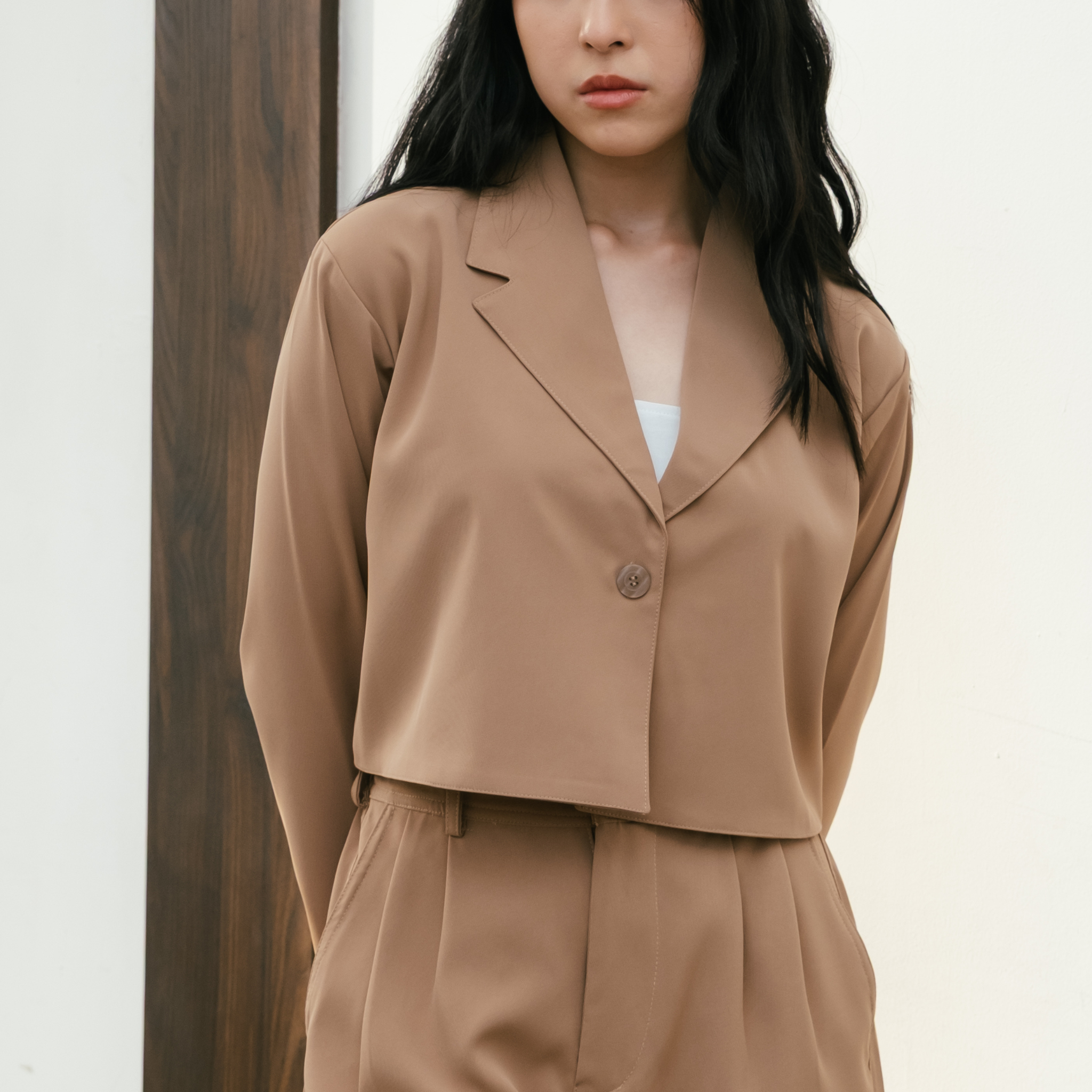 Fedora Blazer Top