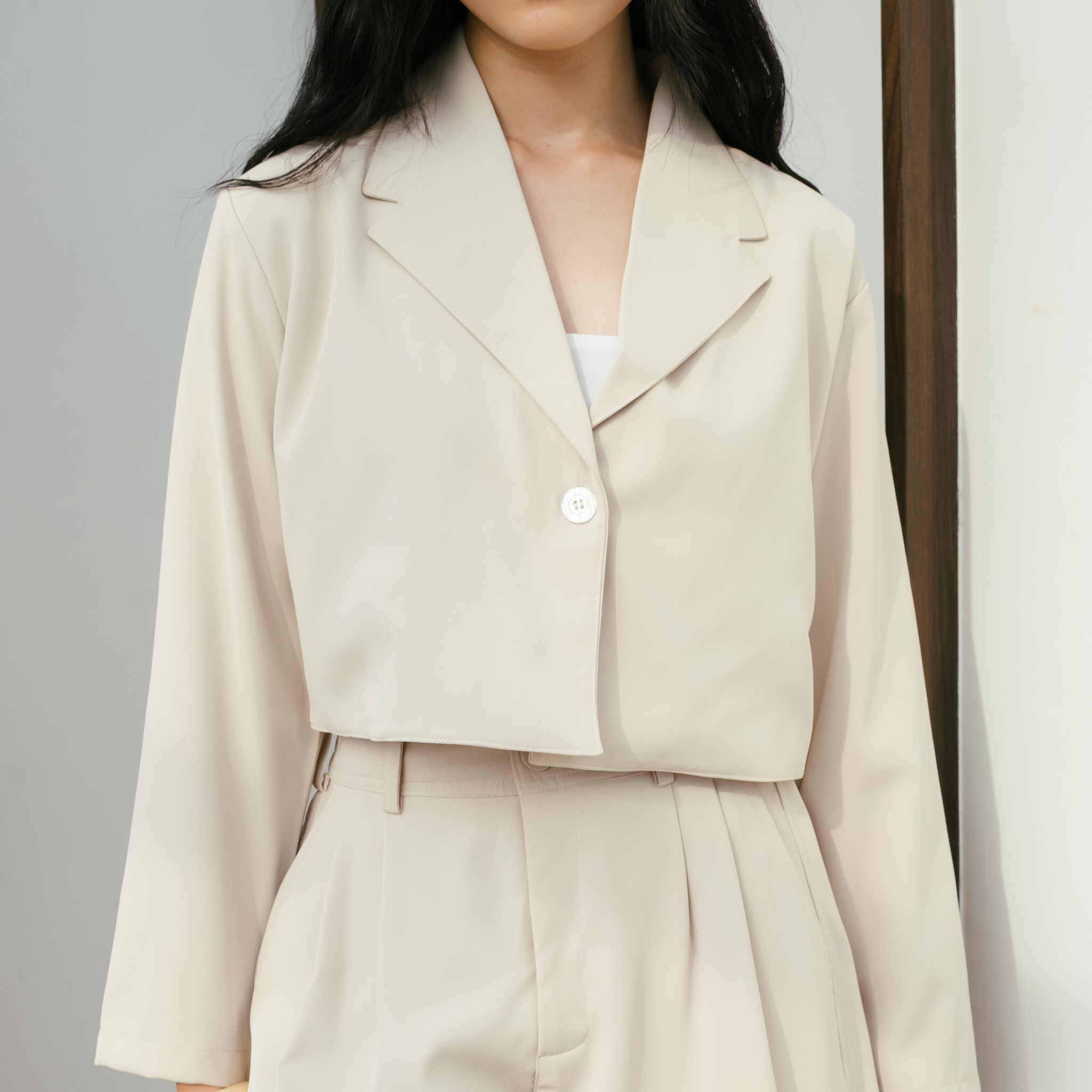 Fedora Blazer Top