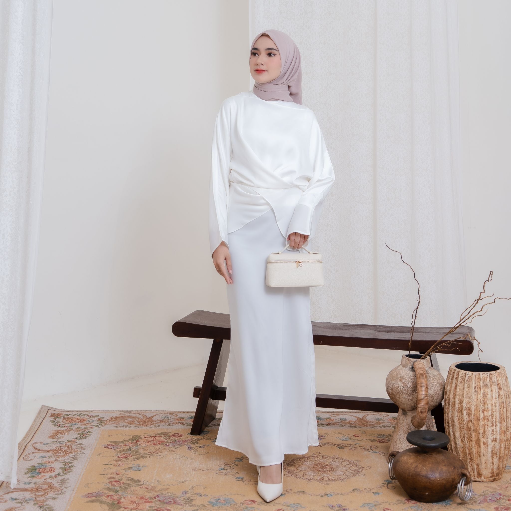 Luna Silk Skirt