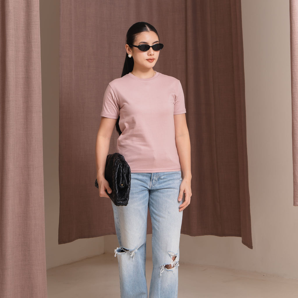 Kaos Wanita Polos Soft 24s Basic