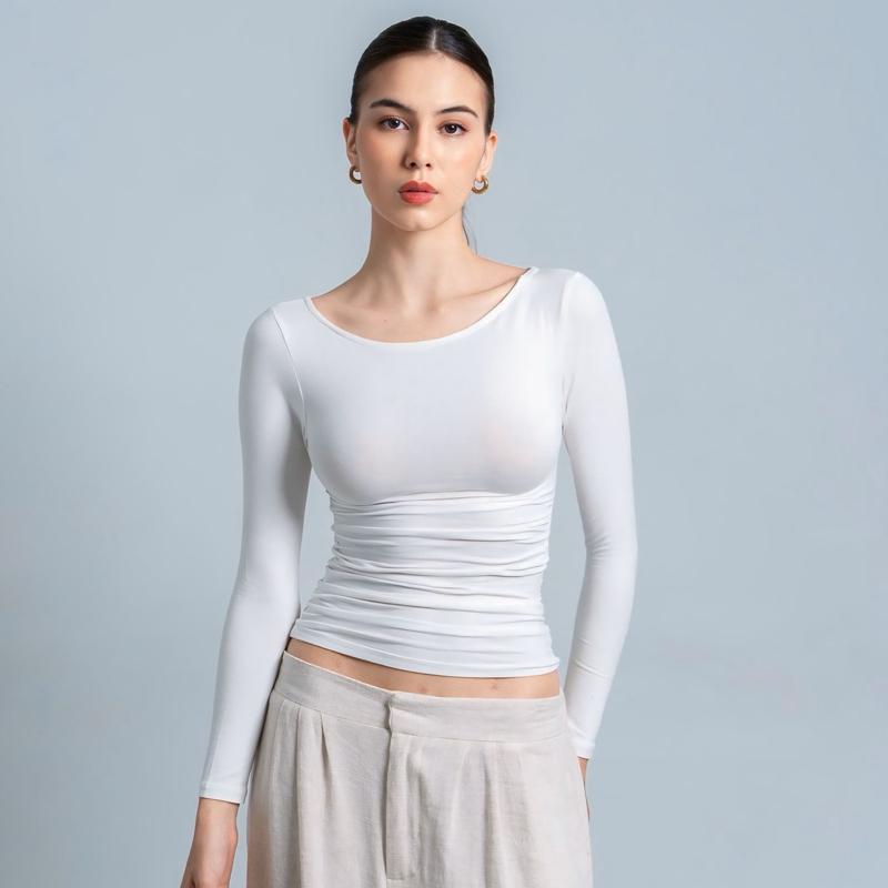 Freya Longsleeve Kerut Top