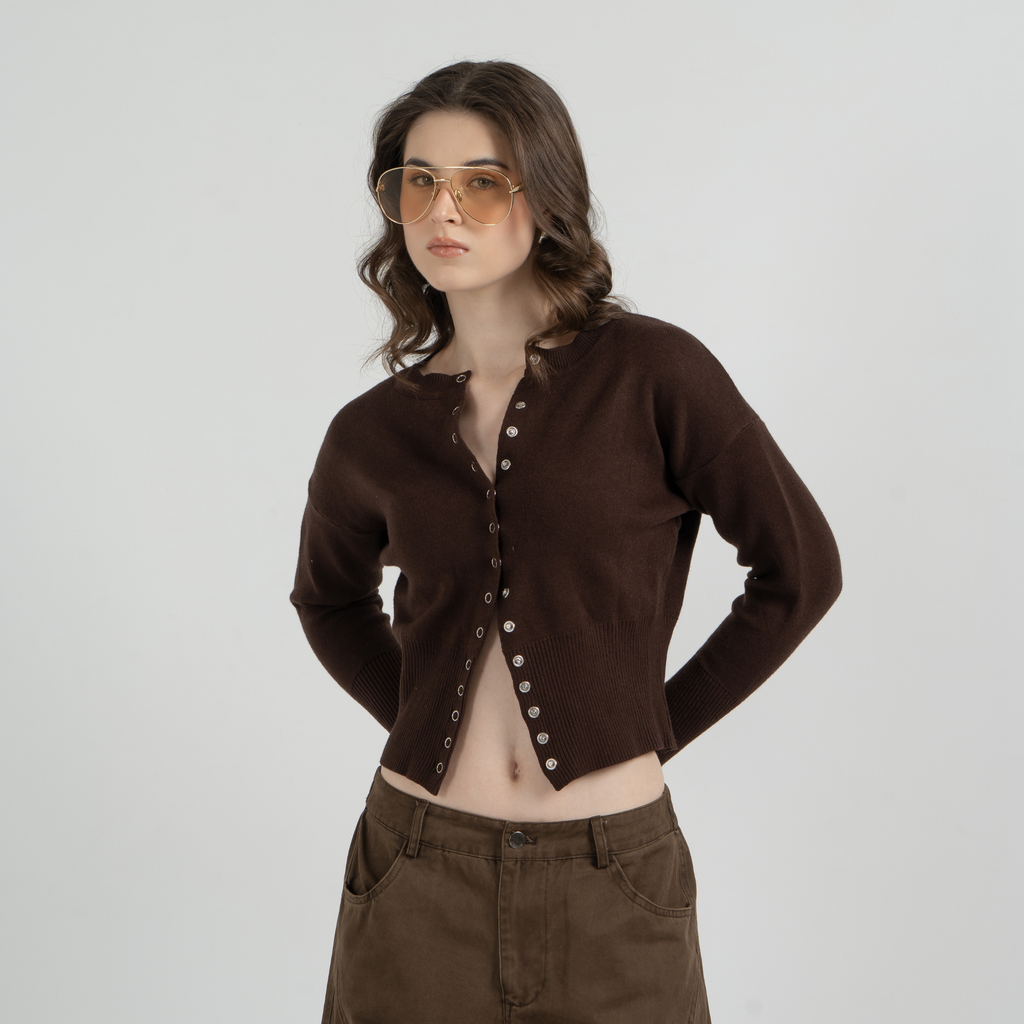 Gwen Knit Button Cardigan