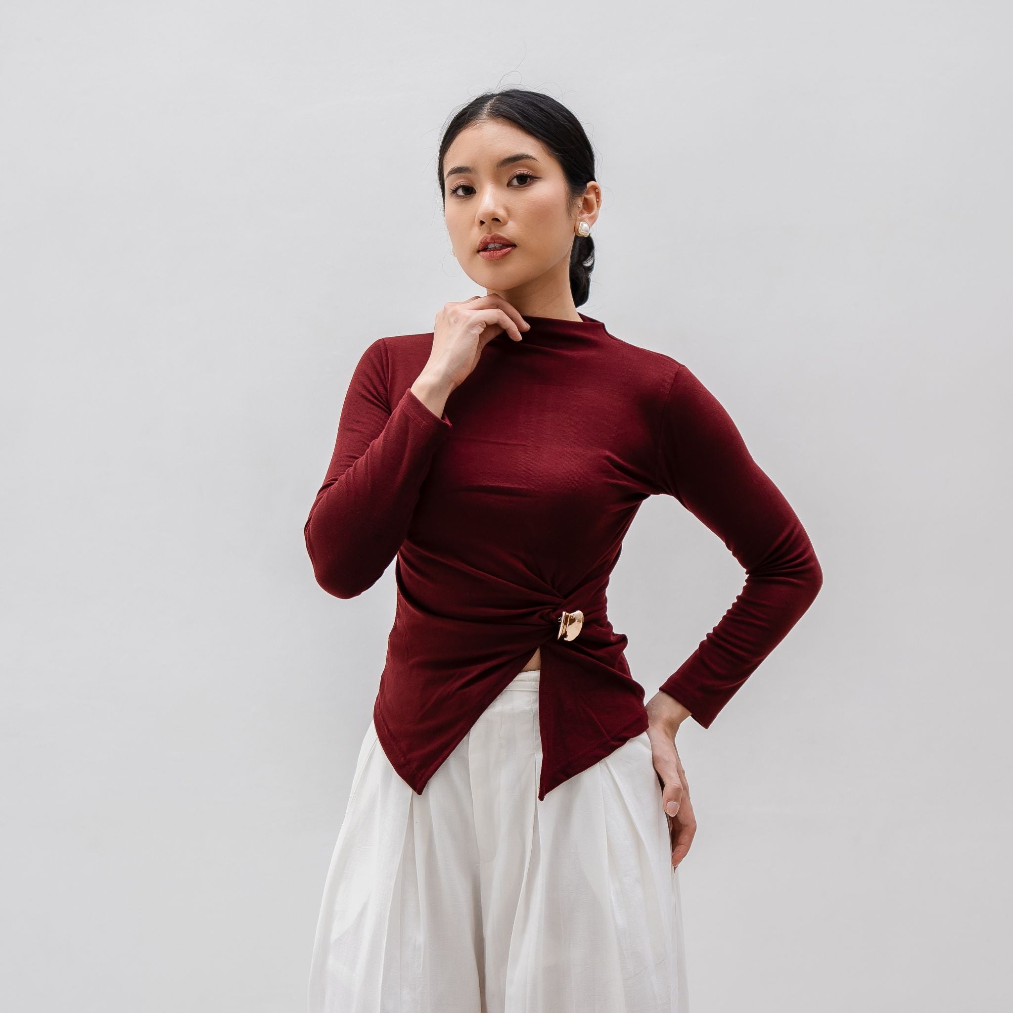 Maureen Turtle Neck Rib Rivera