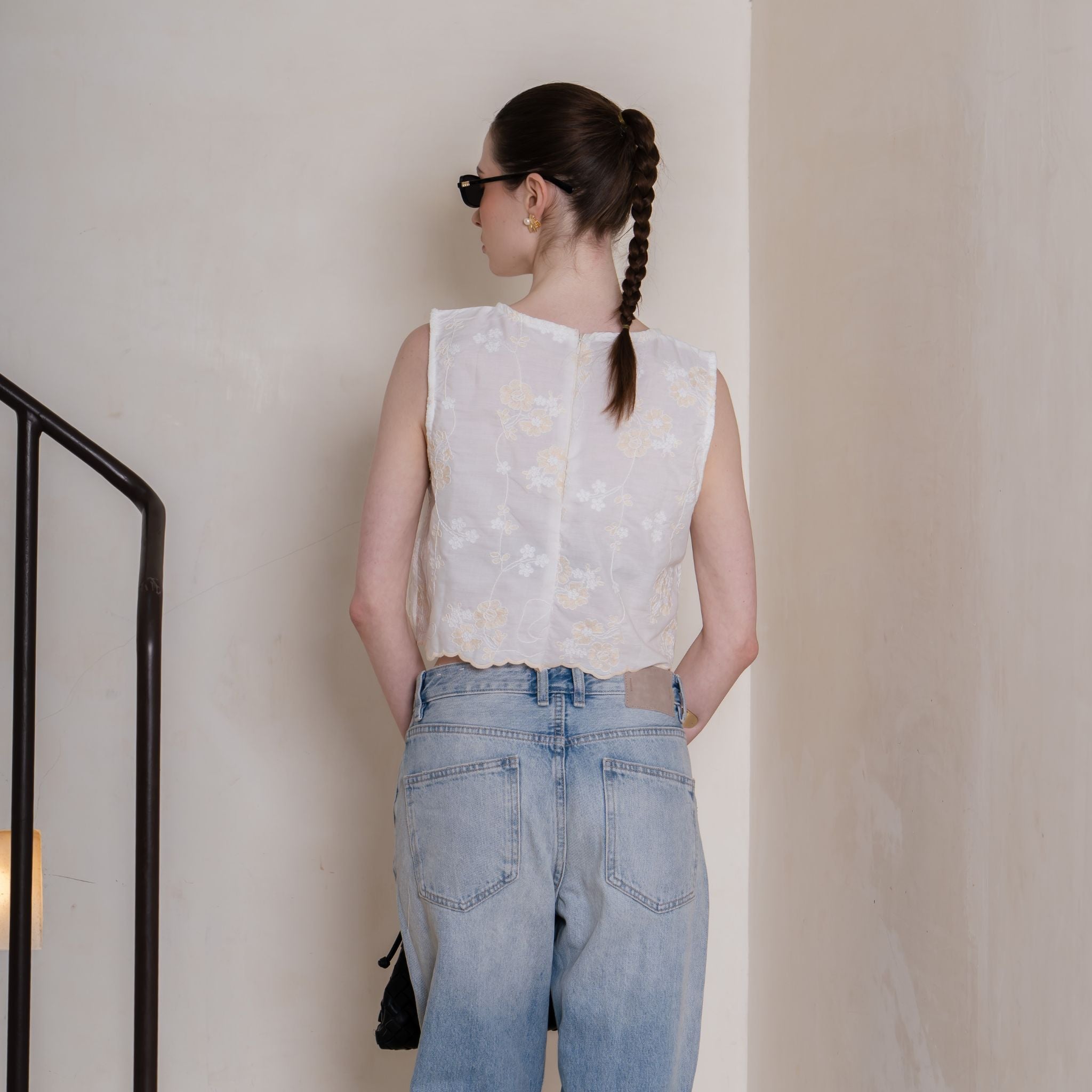 Hana Embroidered Top