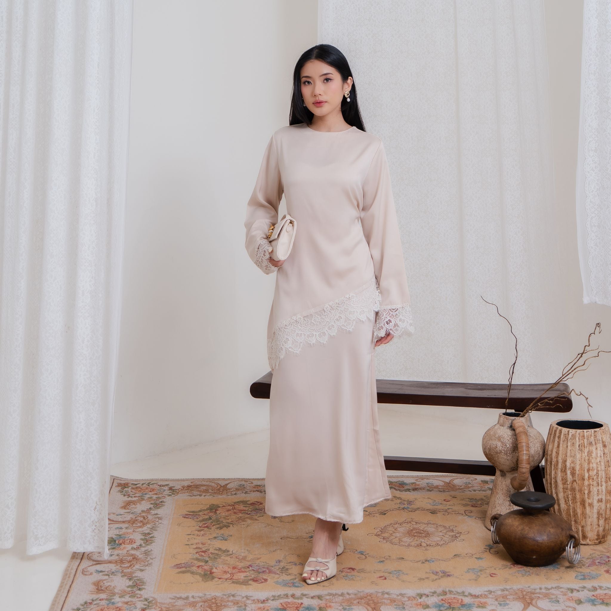 Luna Silk Skirt