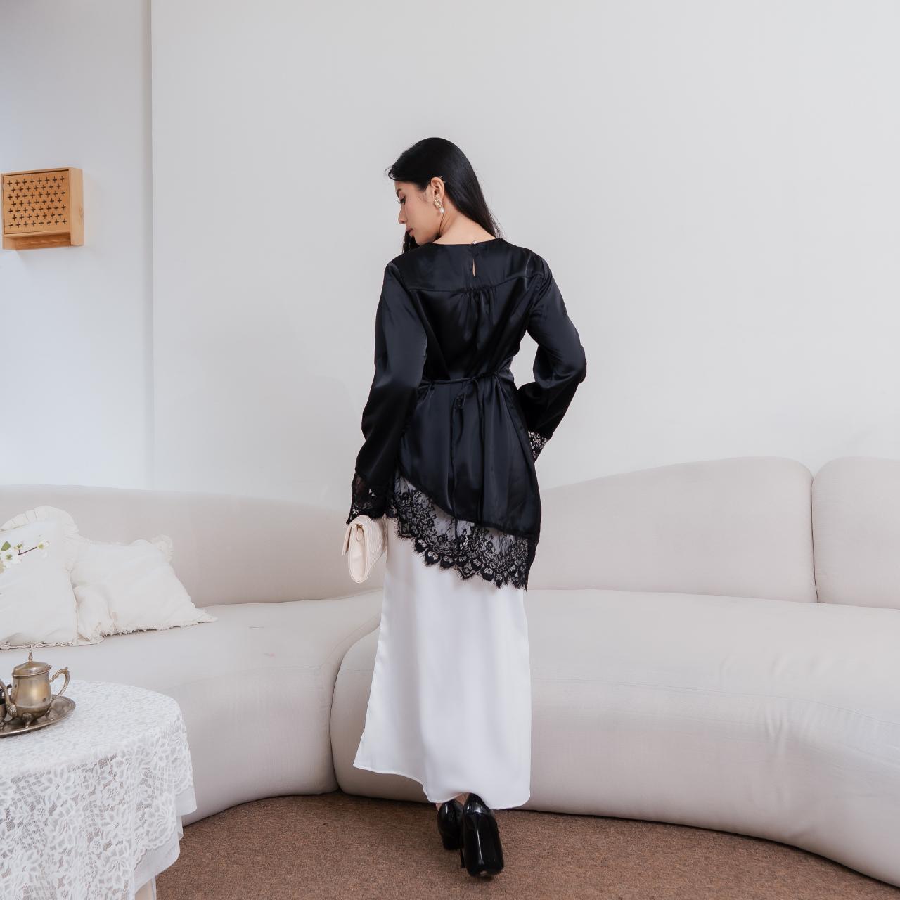 Selena Silk Lace Top