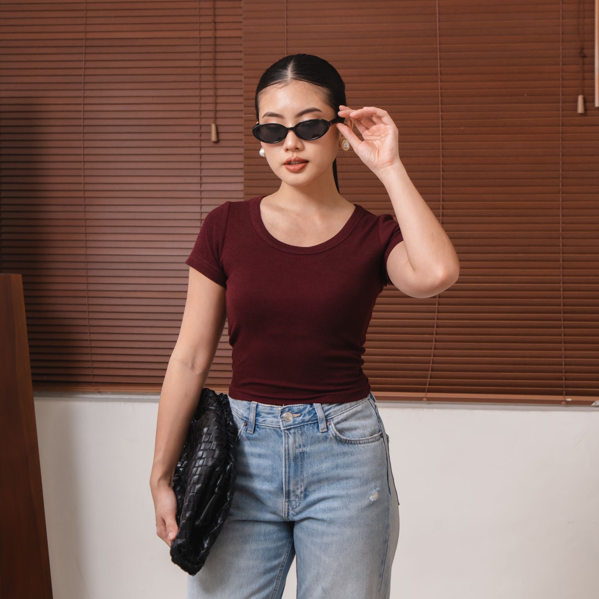 Aqilla Uneck Top