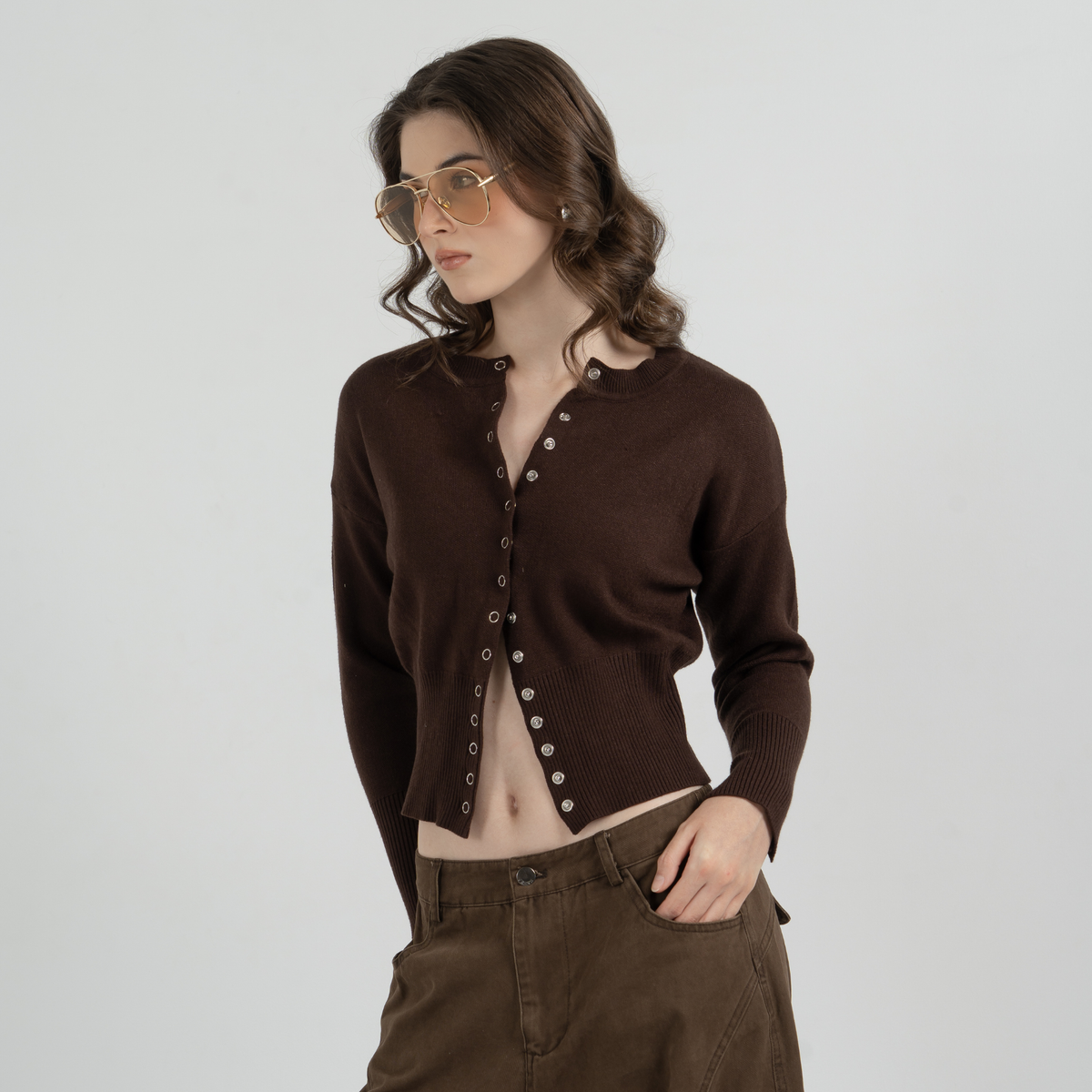 Gwen Knit Button Cardigan