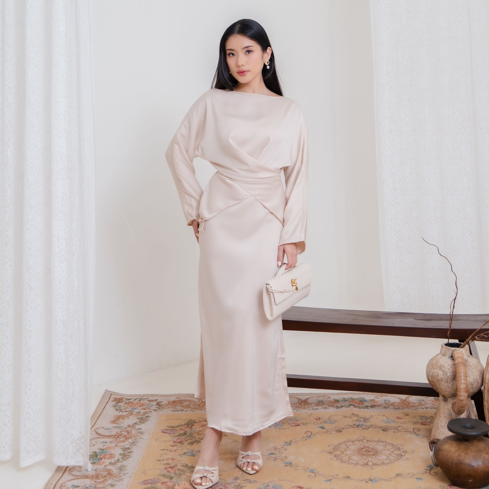 Luna Silk Skirt