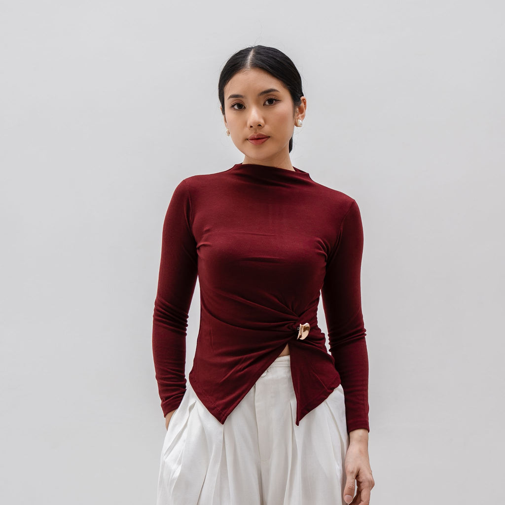 Maureen Turtle Neck Rib Rivera