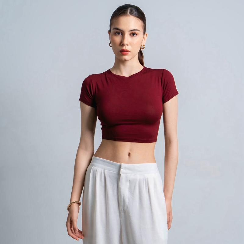 Vio Oneck Crop Top