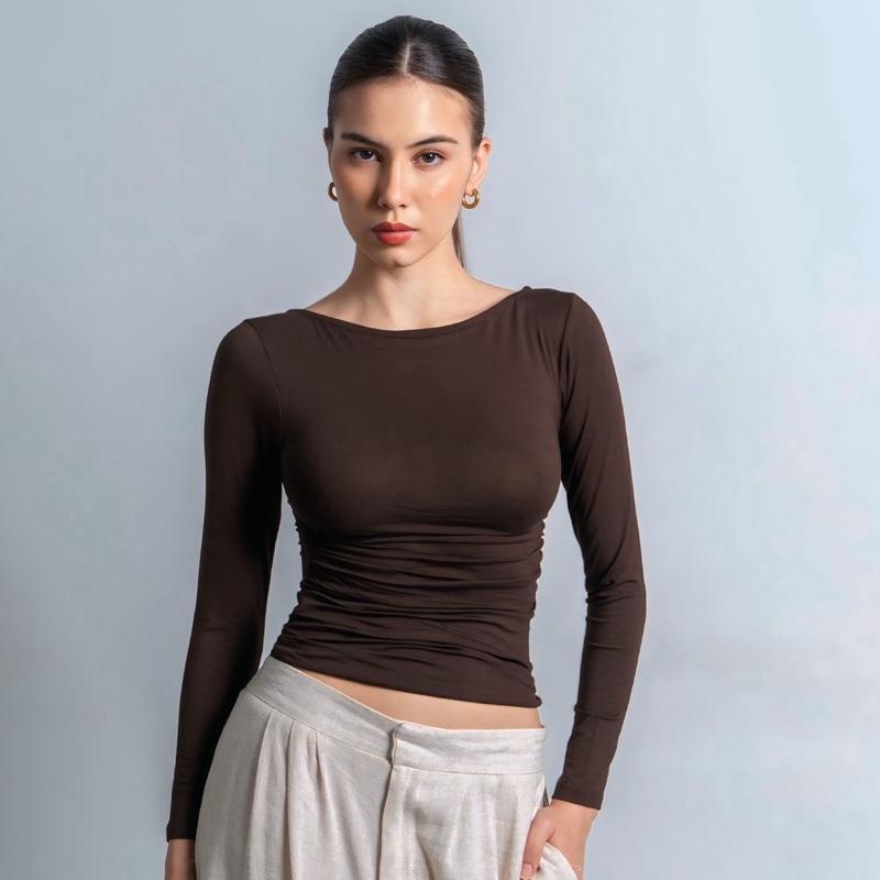 Freya Longsleeve Kerut Top