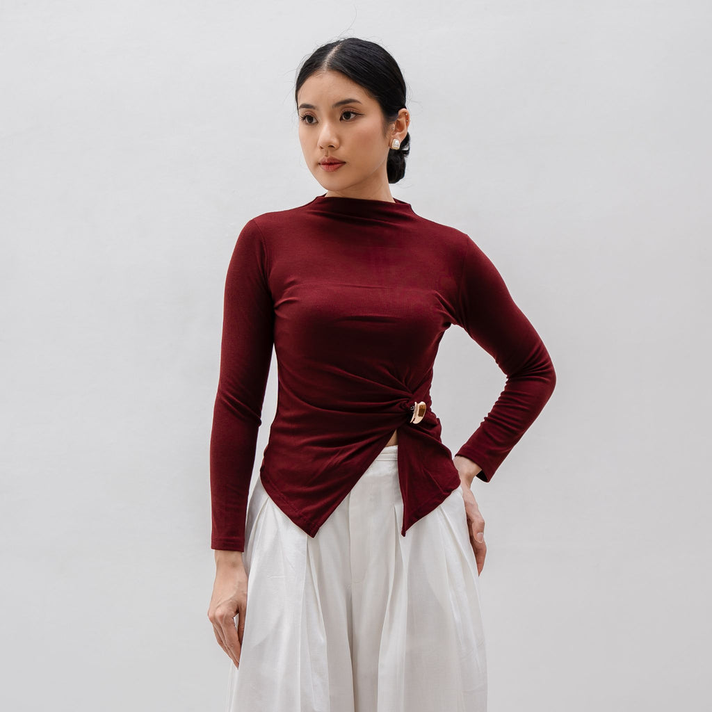 Maureen Turtle Neck Rib Rivera