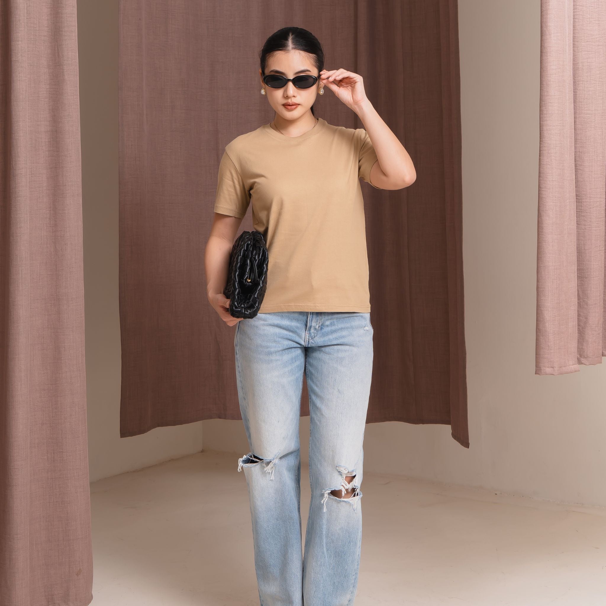 Kaos Wanita Polos Soft 24s Basic