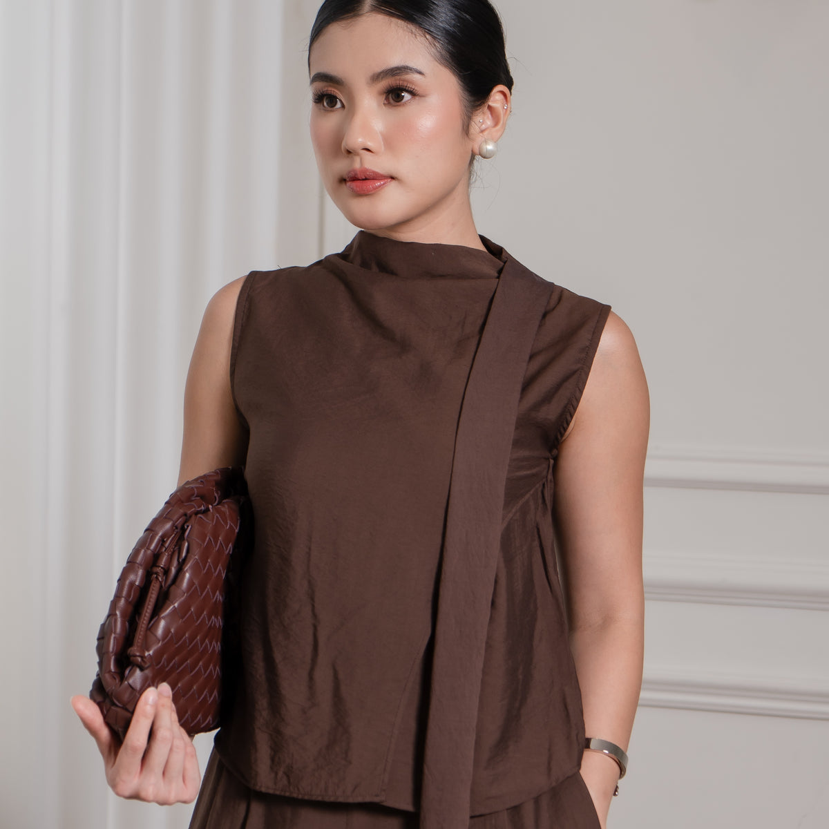 Elira Pleated Top