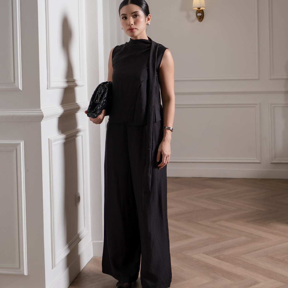 Elira Pleated Top