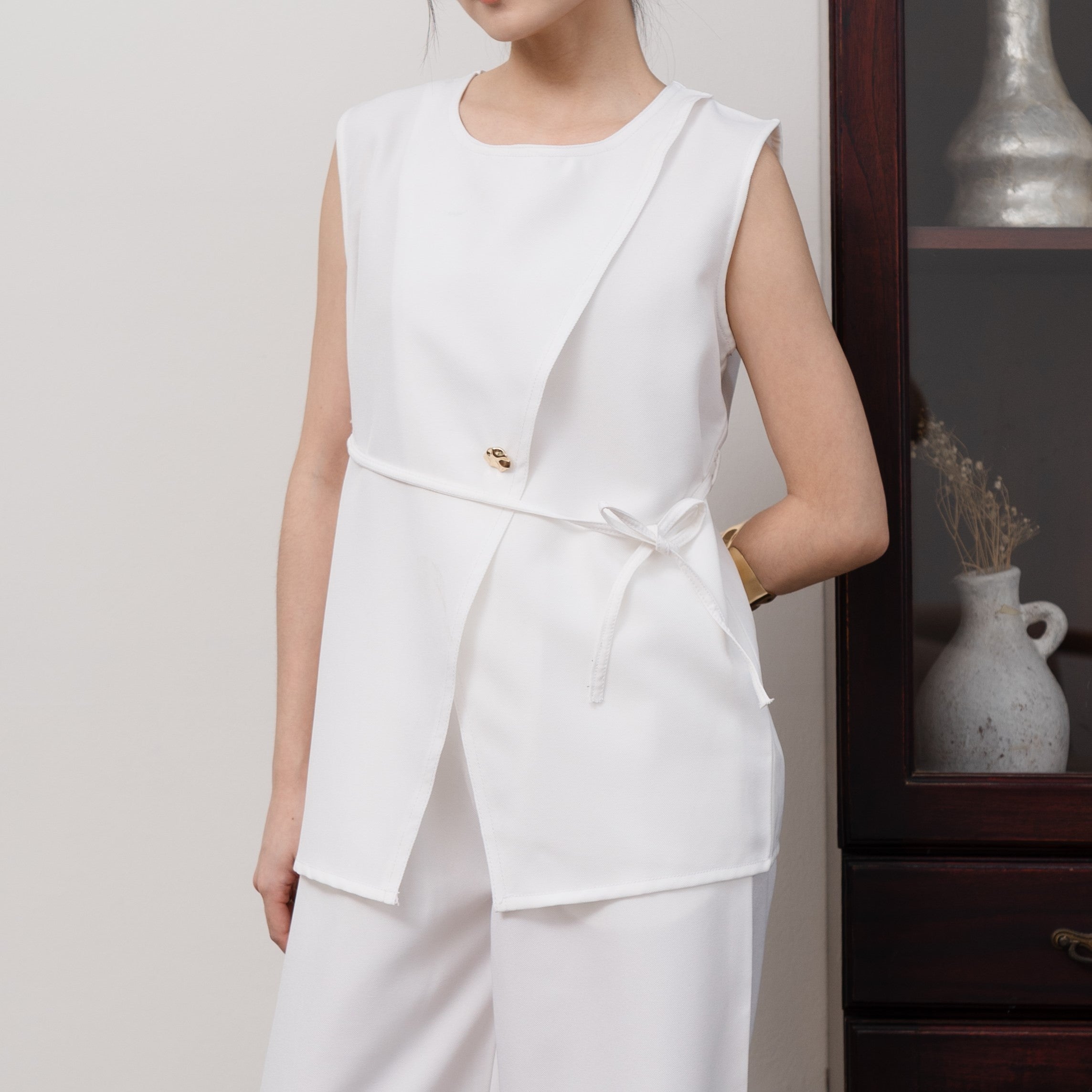 Ciella Vest Top Pants Set