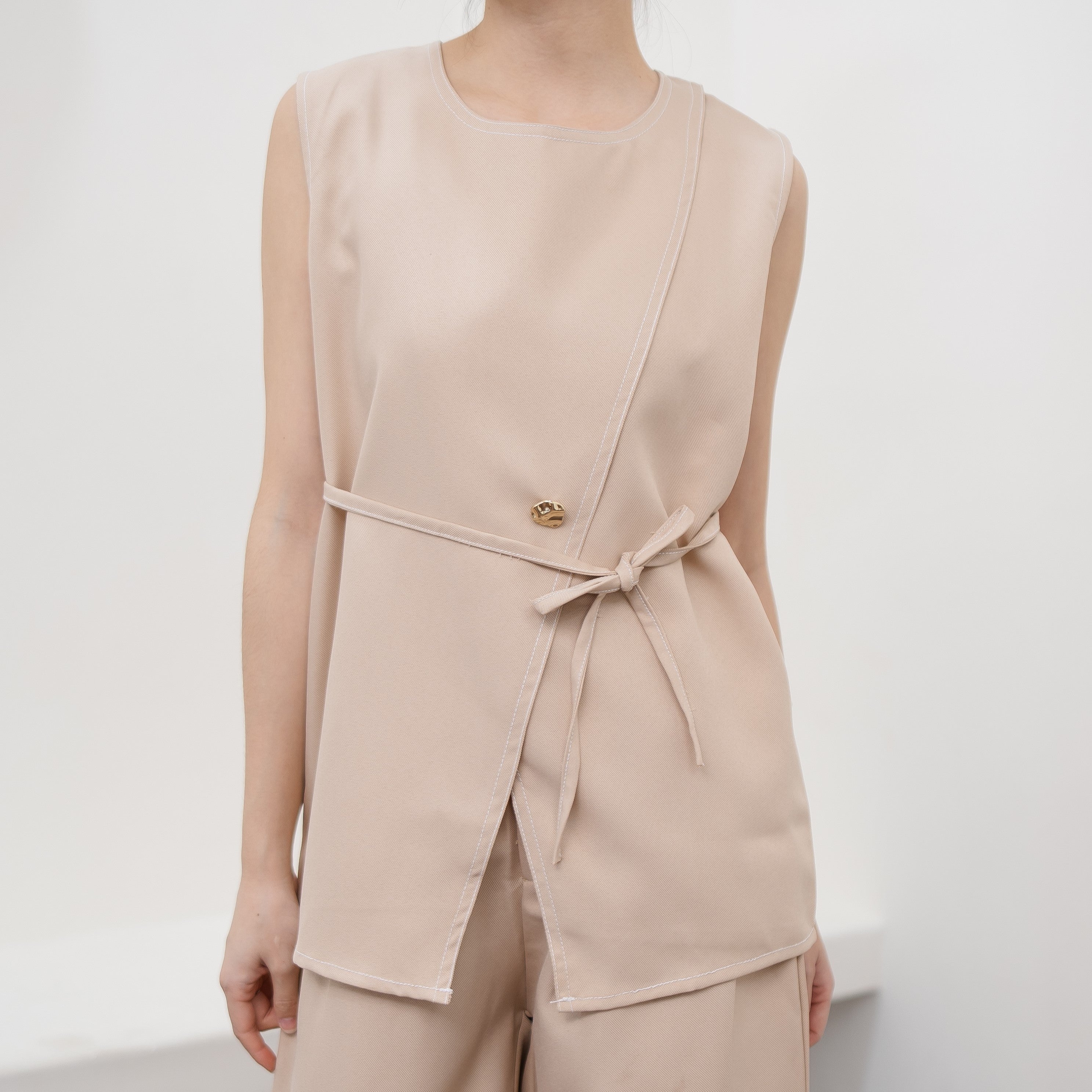 Ciella Vest Top Pants Set