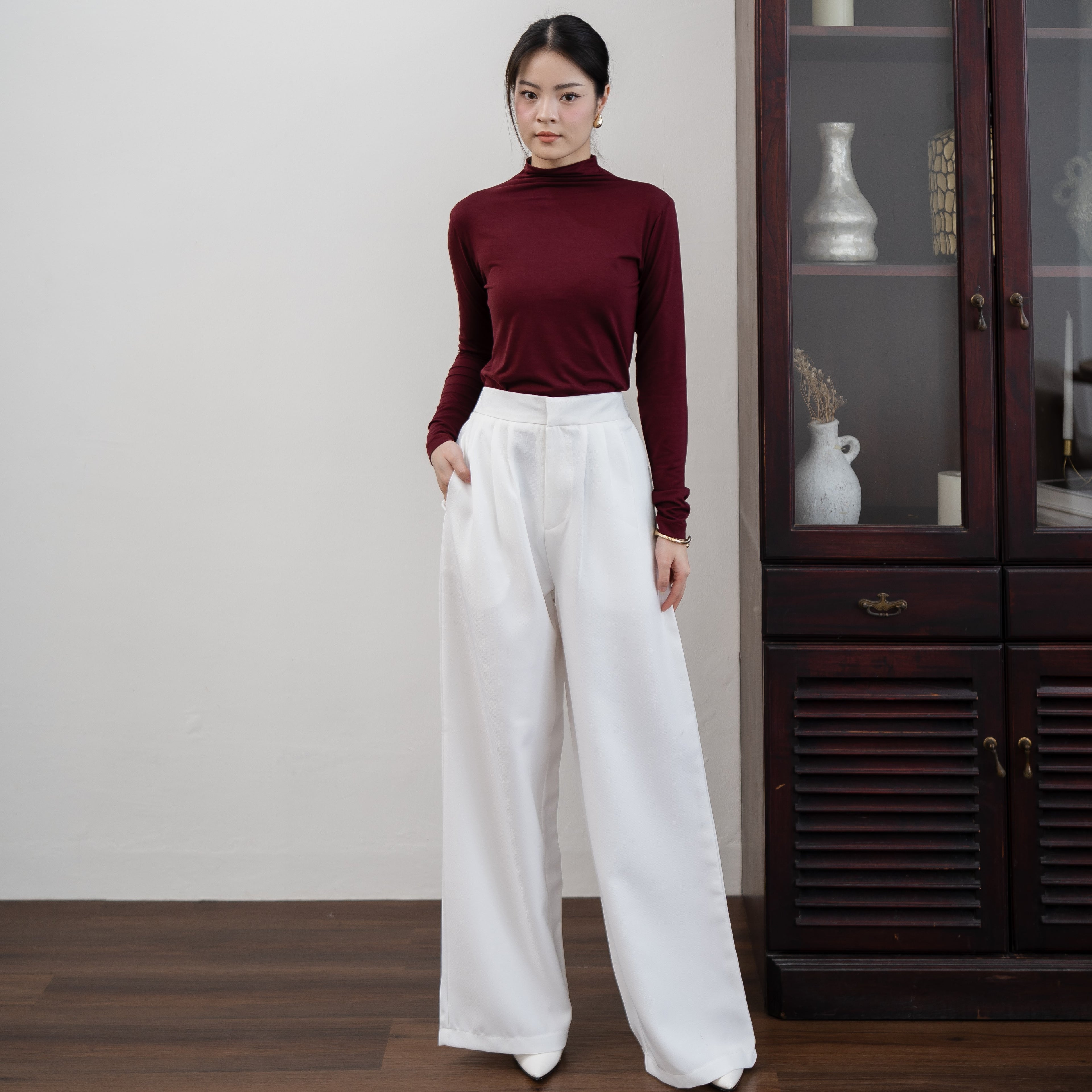 Amoy Turtle Neck Longsleeve Top