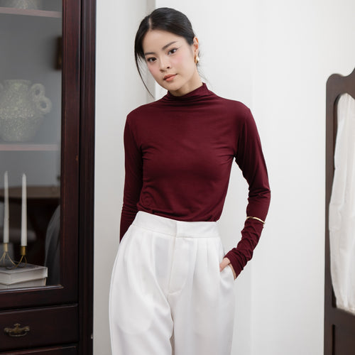 Amoy Turtle Neck Longsleeve Top