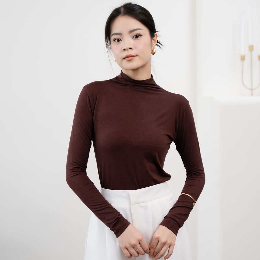 Amoy Turtle Neck Longsleeve Top