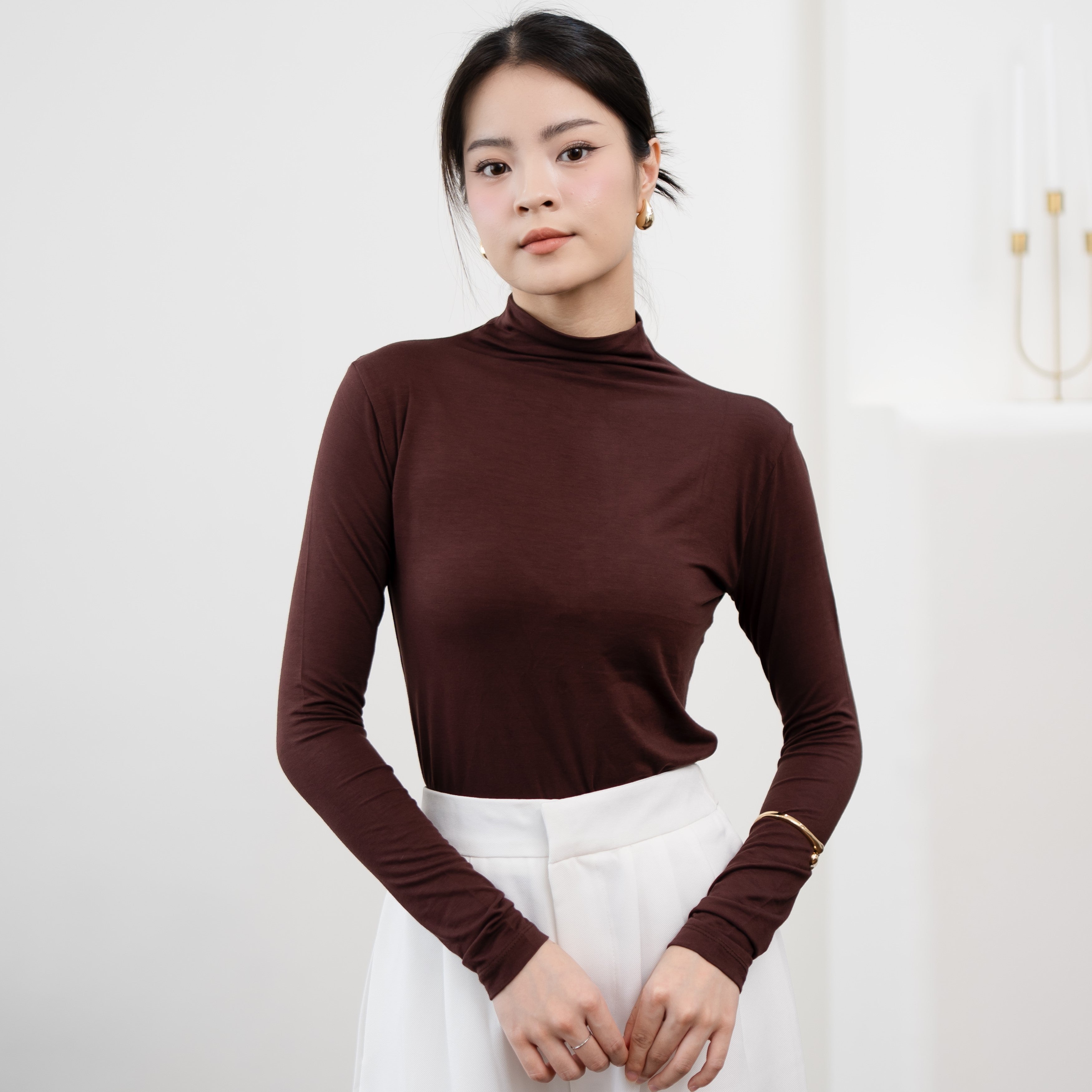 Amoy Turtle Neck Longsleeve Top