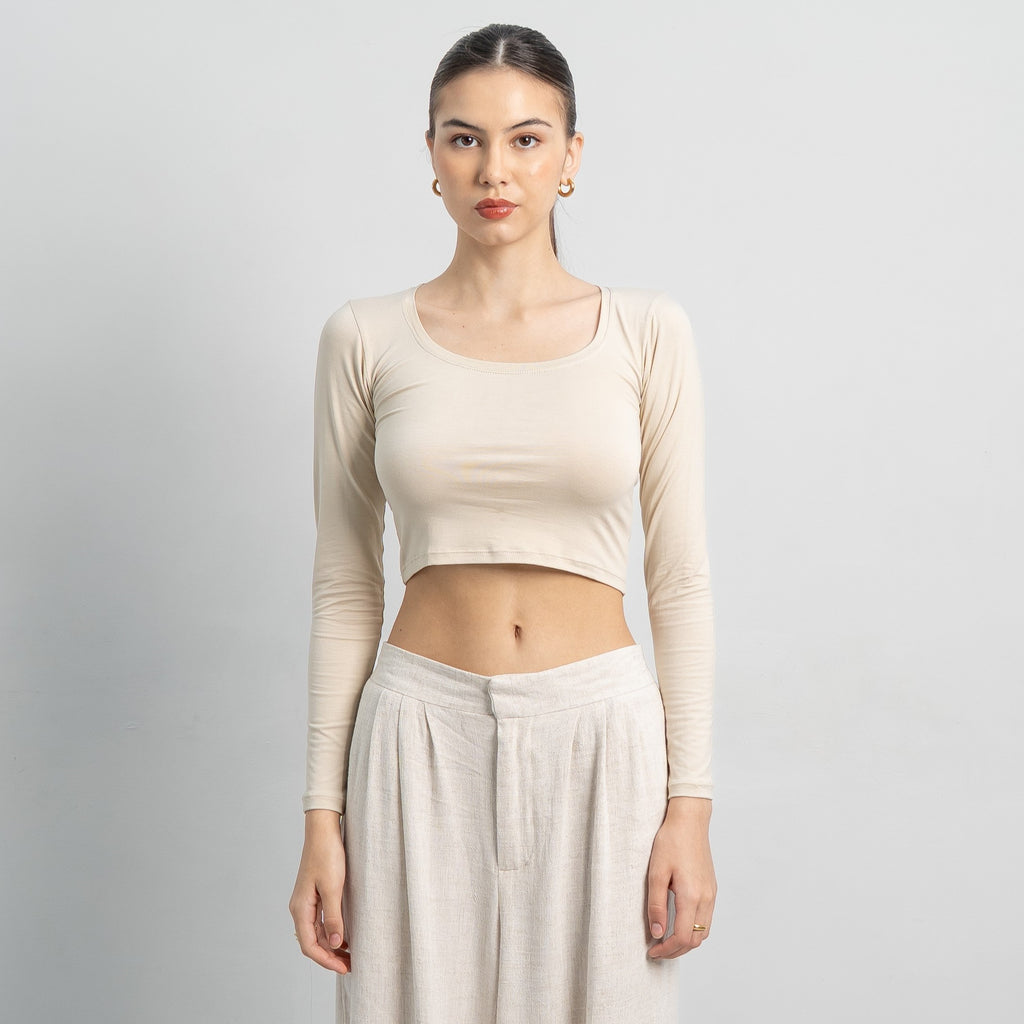 Cleo Longsleeve Crop Top
