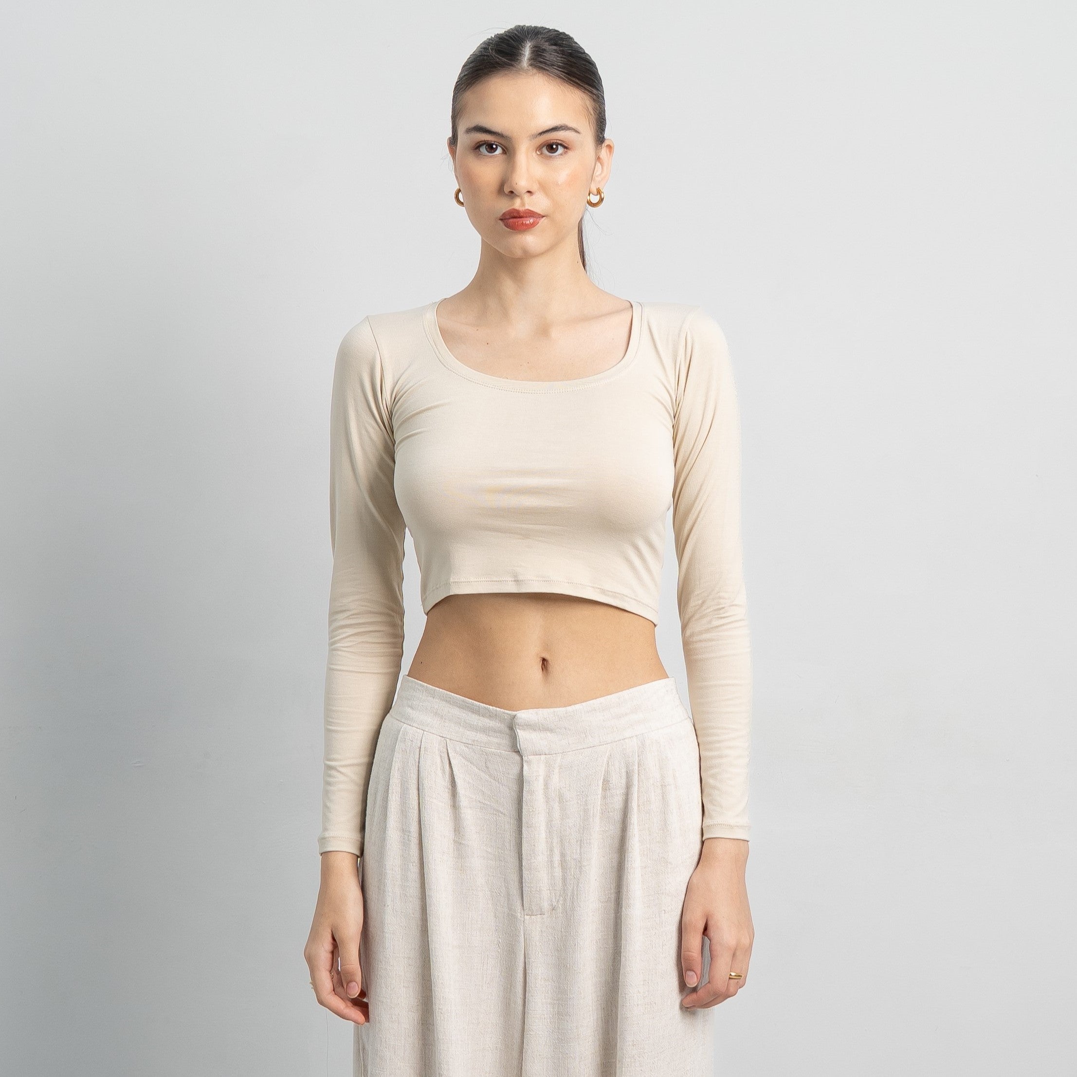 Vio Oneck Crop Top