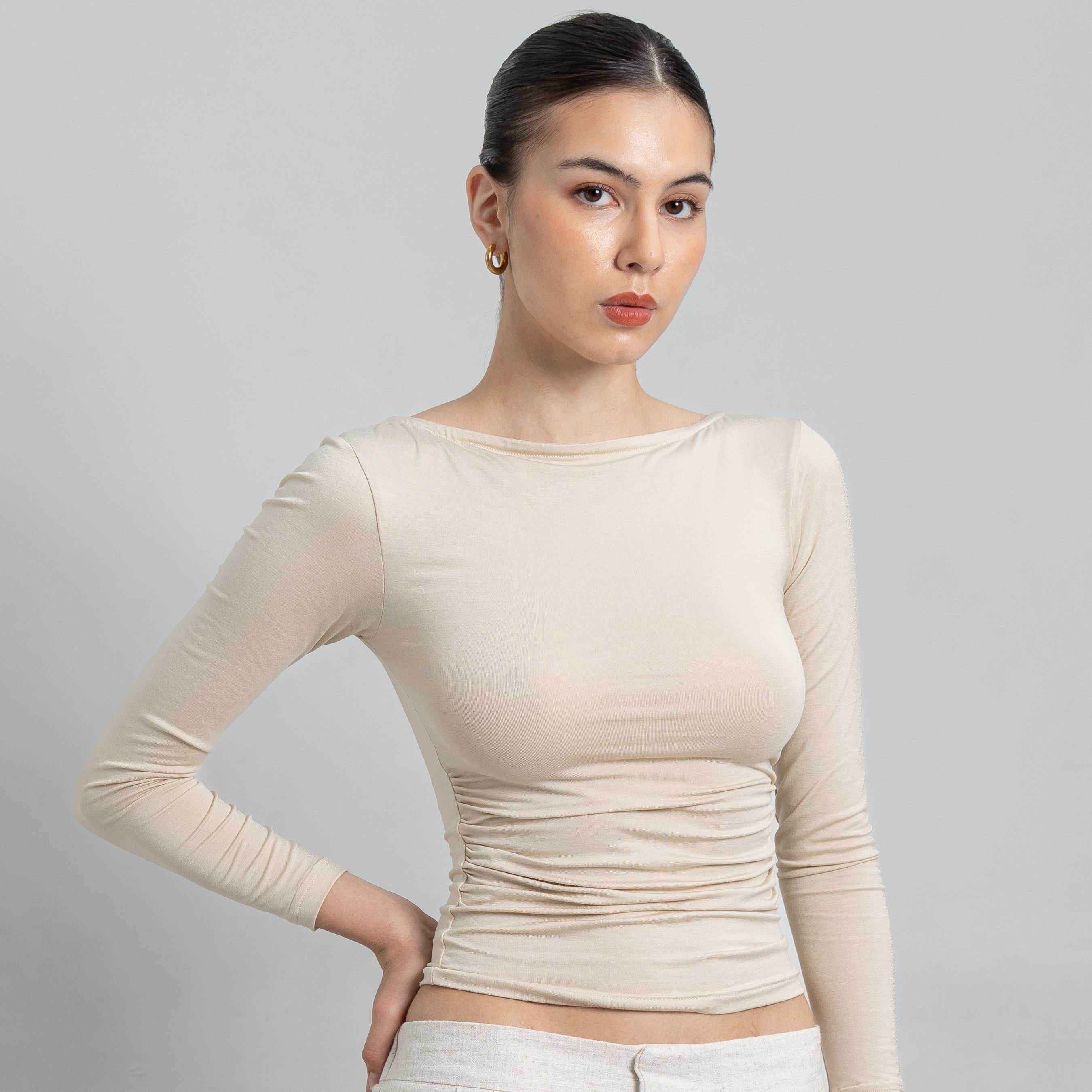 Freya Longsleeve Kerut Top